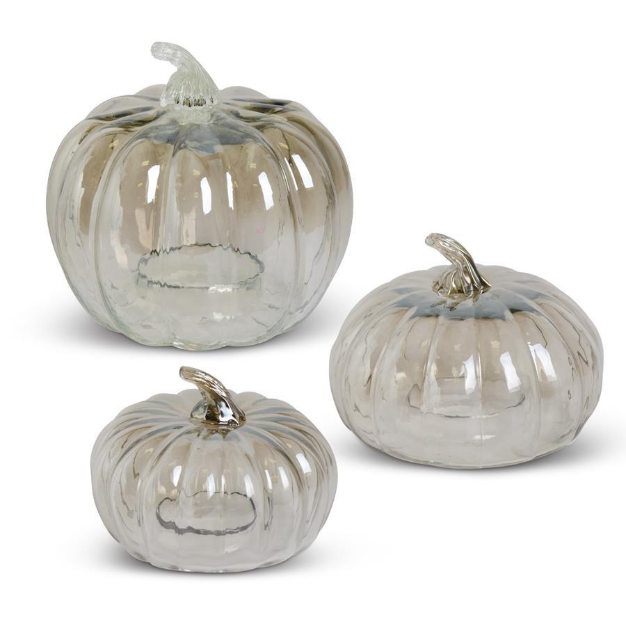 Transparent Glass Pumpkin Cloche