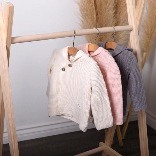 Hooded Button Jacket