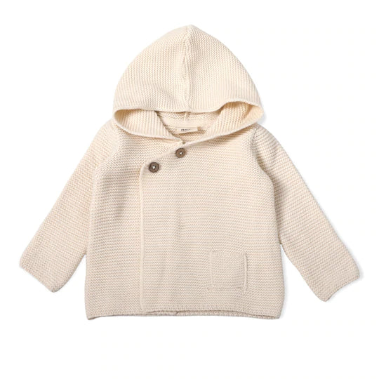 Hooded Button Jacket
