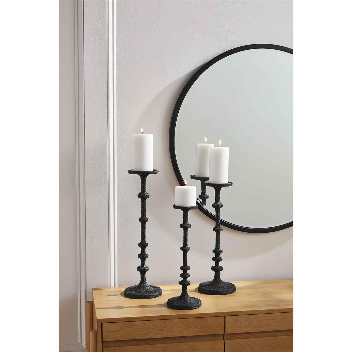 Black Metal Candlestick