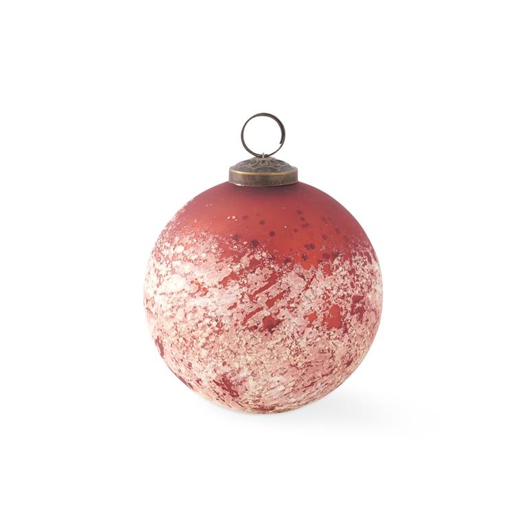 Half Speckles Glass Ornament