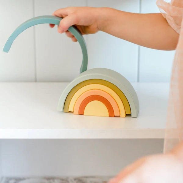 Silicone Rainbow Stacker
