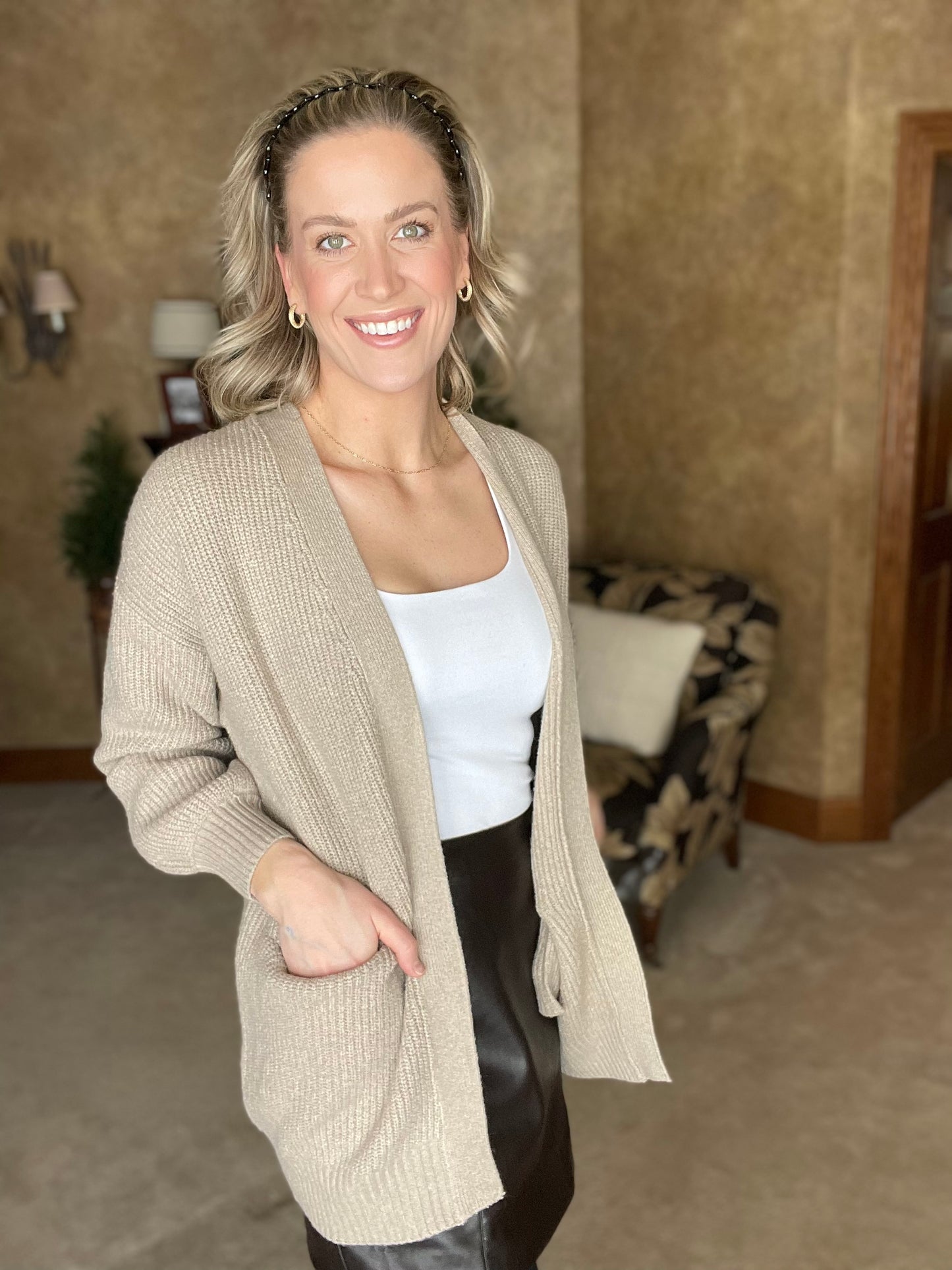 Camel Cardigan