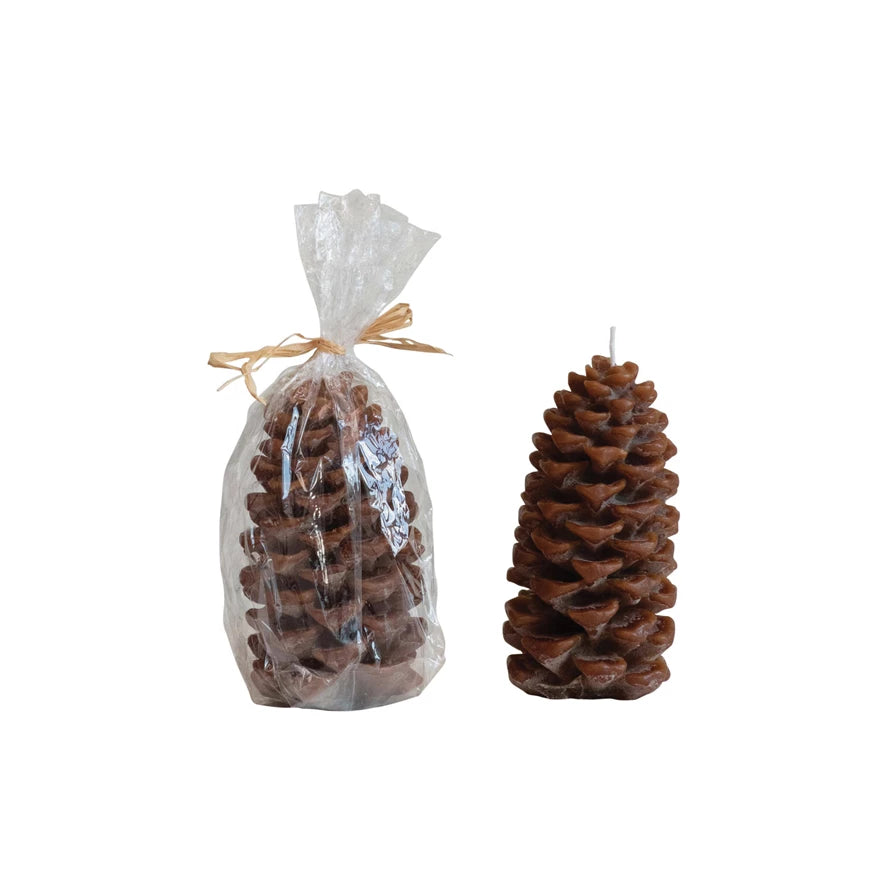 Pinecone Shaped Candle