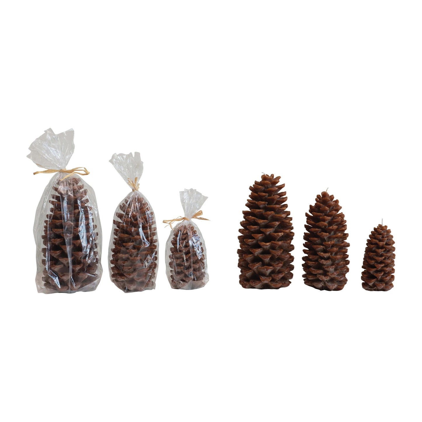 Pinecone Shaped Candle