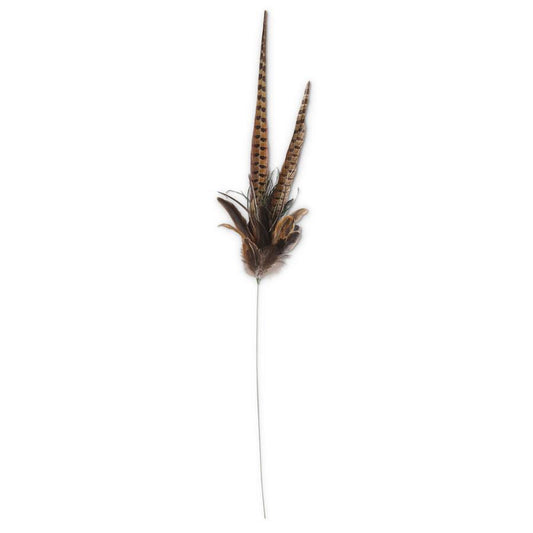 Mixed Pheasant Feather Stem
