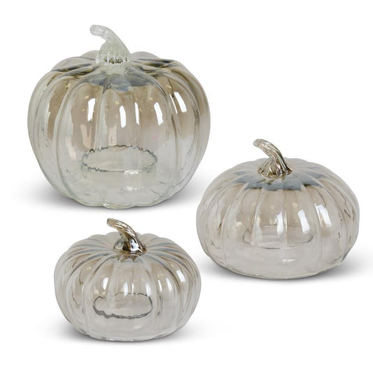 Transparent Glass Pumpkin Cloche