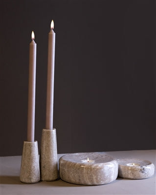 Marble Taper Candle