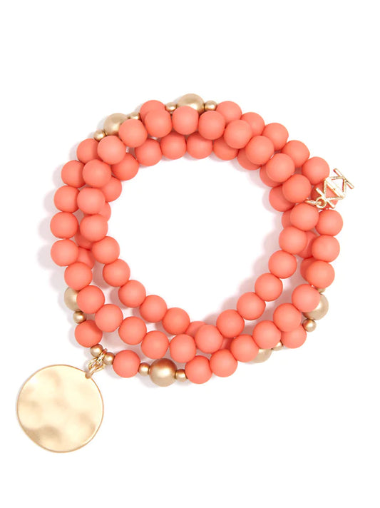 Stretch Bracelet Matte Beads