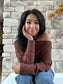Turtleneck Cutout Sweater