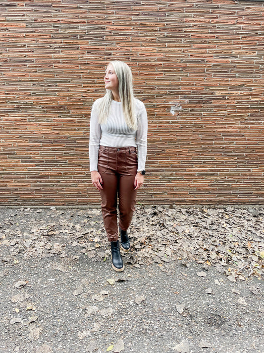 Mesh Ribbed Sweater Top