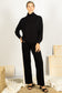 Scuba Modal Long Sleeve Cowl Neck