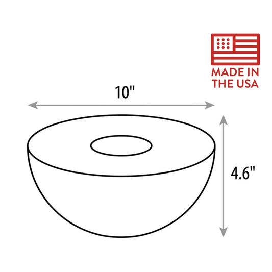 Concrete Semi-Round Fire Pit
