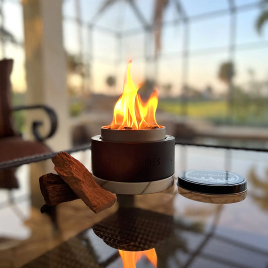 Concrete Petite Tabletop Firebowl