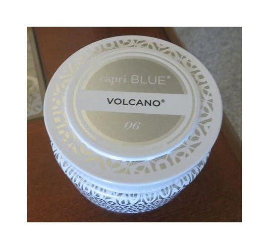 Volcano Candle Tin