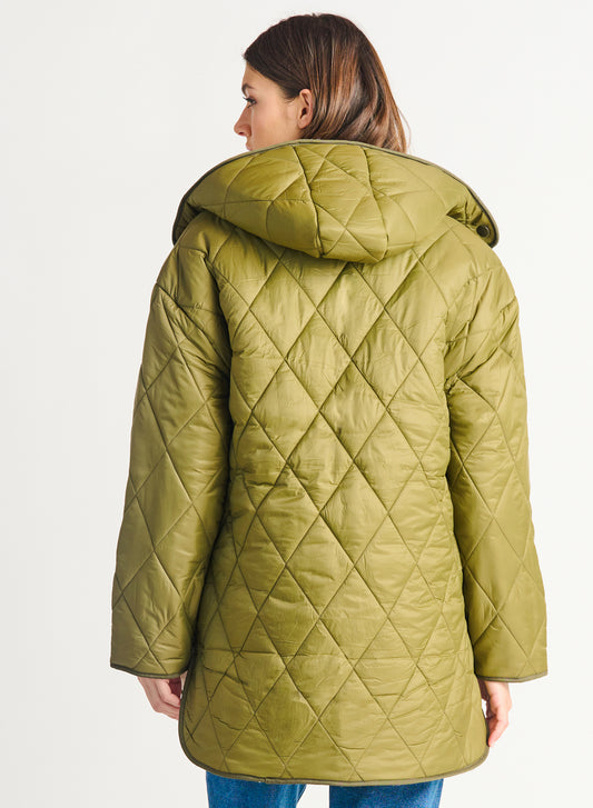 Sherpa Lined Quilted Jacket