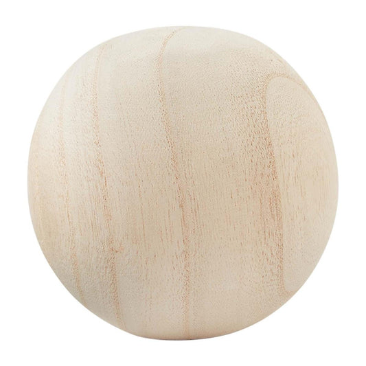 Wood Finish Decor Ball