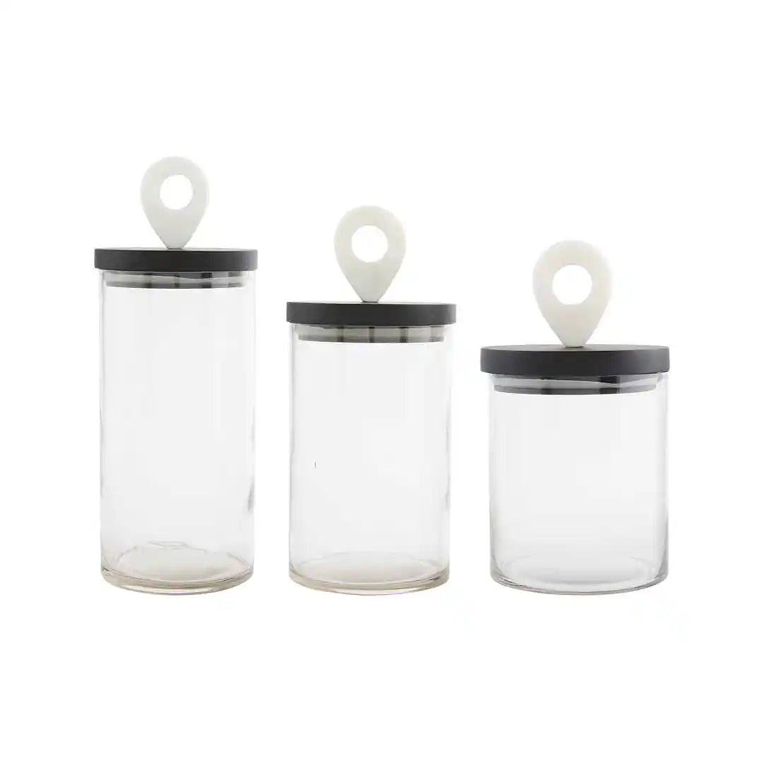 Clear Canister w/Lid