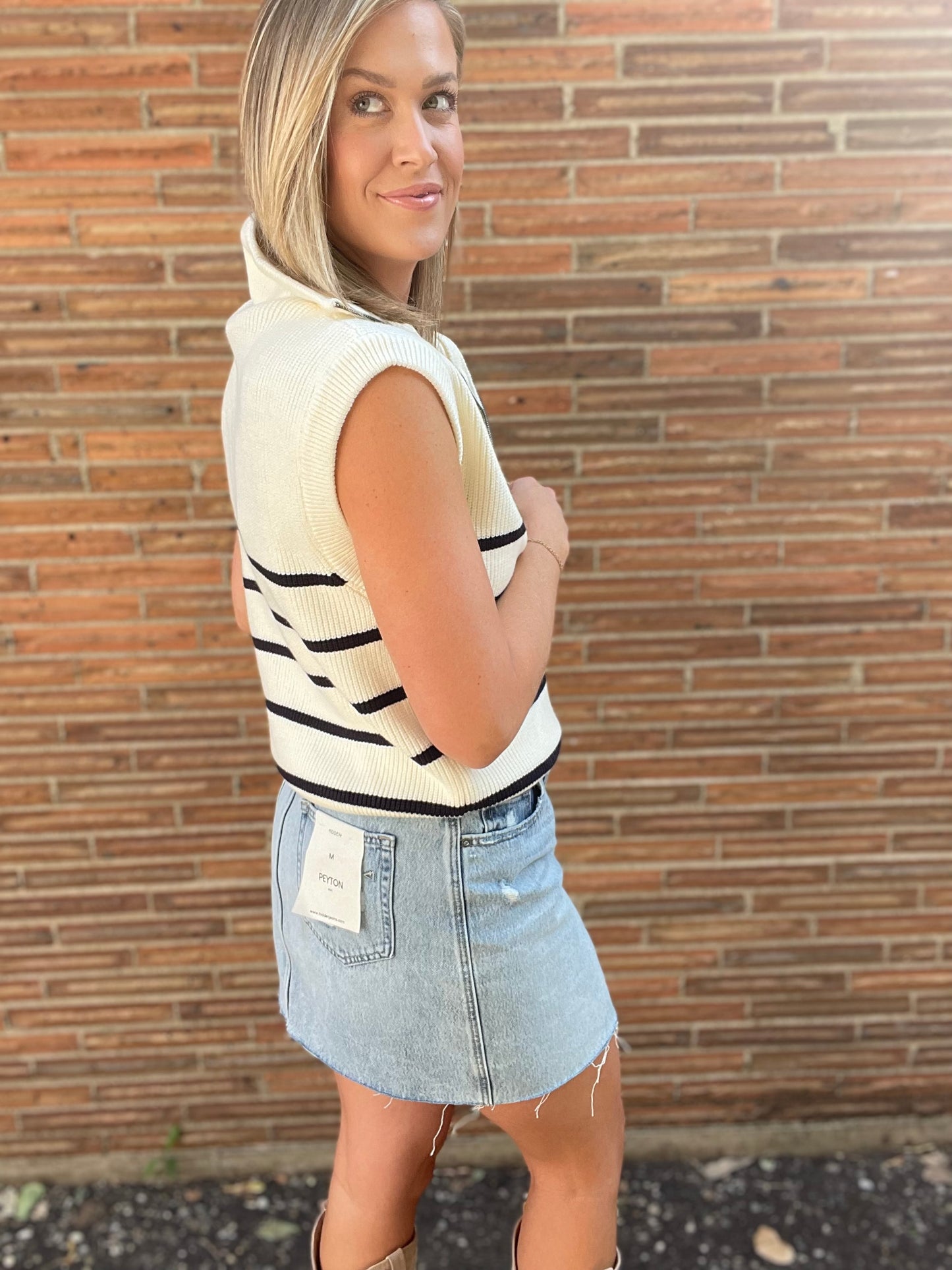 Peyton High Rise Mini Skirt