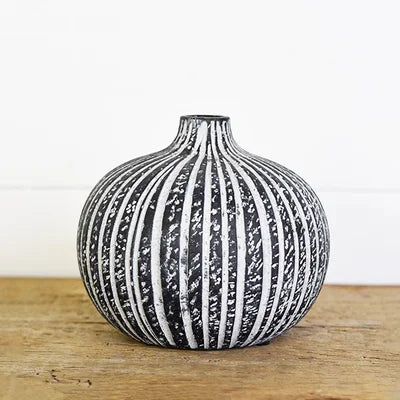 Charcoal Ball Vase