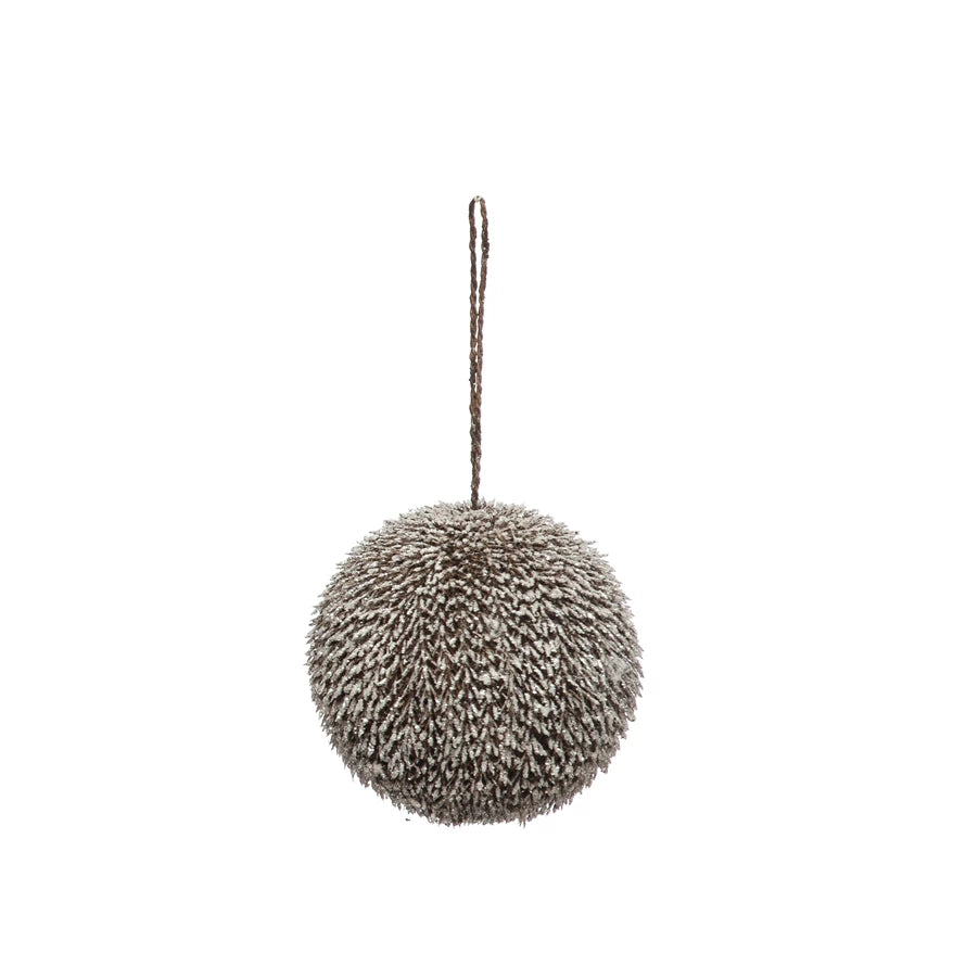 Brown Texture Ball Ornament
